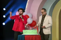 «خندوانه» ۷ ساله شد| جشن تولد همراه با کمدین‌ها