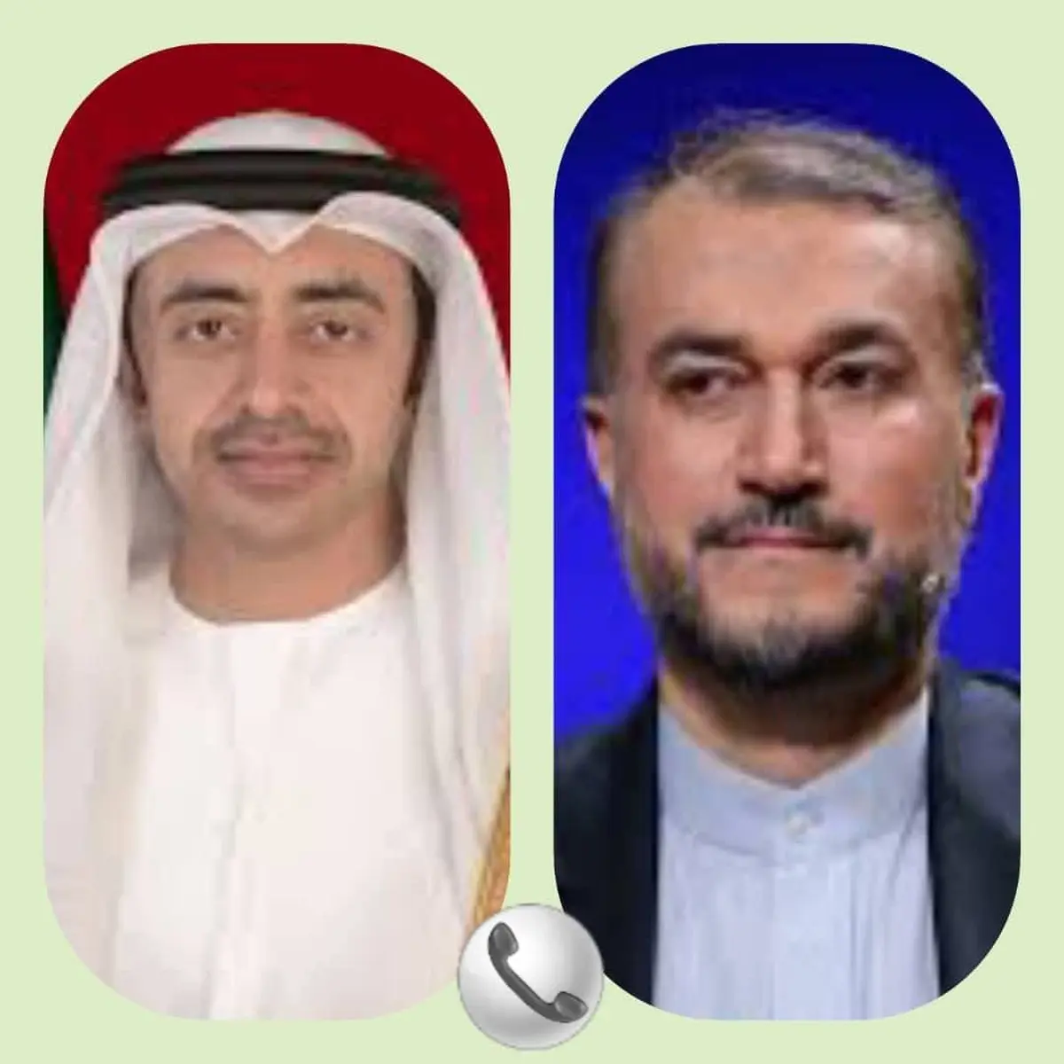 
تماس تلفنی وزرای خارجه ایران و امارات
