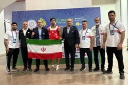 ضرب نخستین مدال طلای کاروان ووشو ایران در مسابقات قهرمانی جهان
