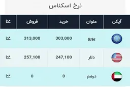 آخرین قیمت ارز، امروز ۶ دی  ۹۹  اعلام شد
