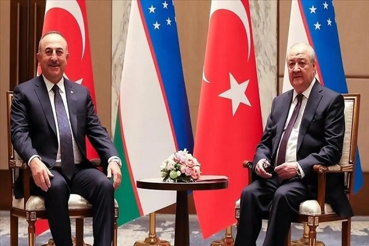 وزرای خارجه ترکیه و ازبکستان گفتگو کردند