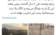 درختان ‎پارک چیتگر خیلی با حوصله اره شده‌اند | سرایت قطع درختان به مکان های دیگر 