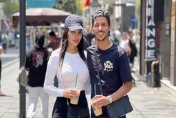 جنجال عجیب همسر مهدی قایدی پس از حضور در ایران + عکس