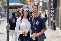 جنجال عجیب همسر مهدی قایدی پس از حضور در ایران + عکس