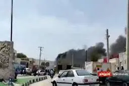 انفجار مخزن گازوئیل حادثه آفرید+ویدئو