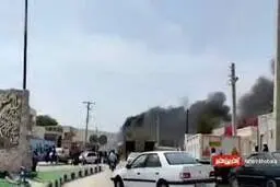 انفجار مخزن گازوئیل حادثه آفرید+ویدئو