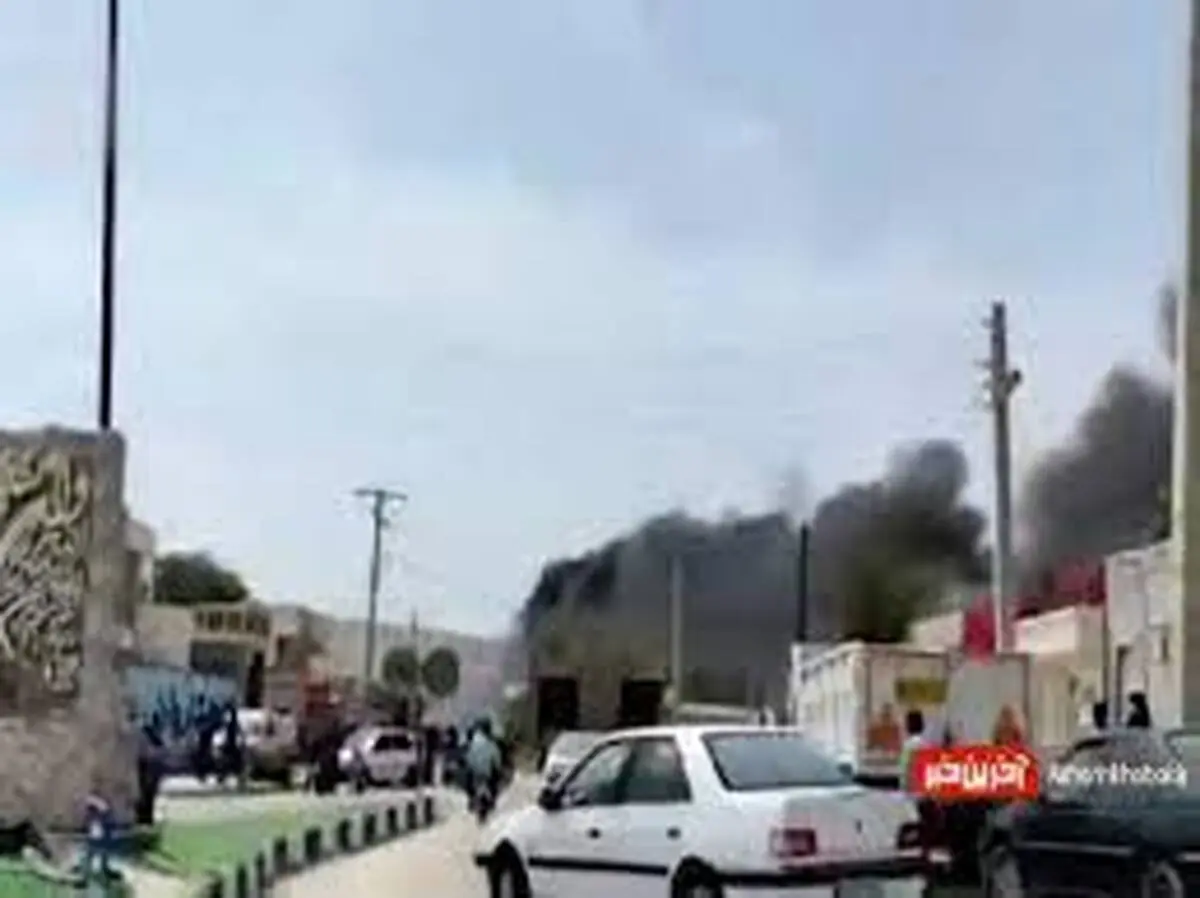 انفجار مخزن گازوئیل حادثه آفرید+ویدئو