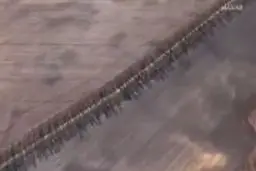 کاروان نظامی ۶۴ کیلومتری روسیه در حومه کی‌یف+ویدئو