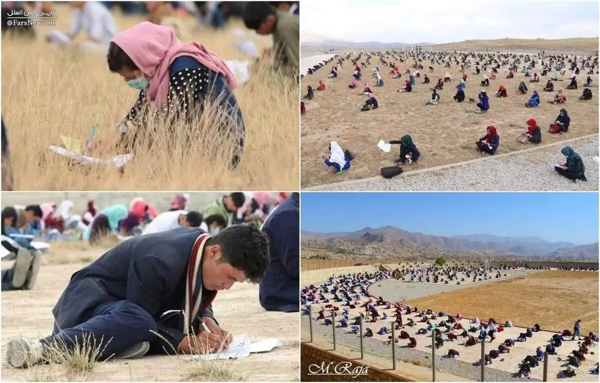 دور اول آزمون سراسری افغانستان در سایه کرونا برگزار شد