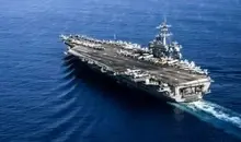 ناو هواپیمابر USS Lincoln آمریکا در برد حمله به ایران قرار ندارد