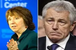 
یادداشت مشترک کاترین اشتون و چاک هیگل: شرط‌ نگذارید؛ راه حل فوری بازگشت کامل آمریکا و ایران به برجام است
