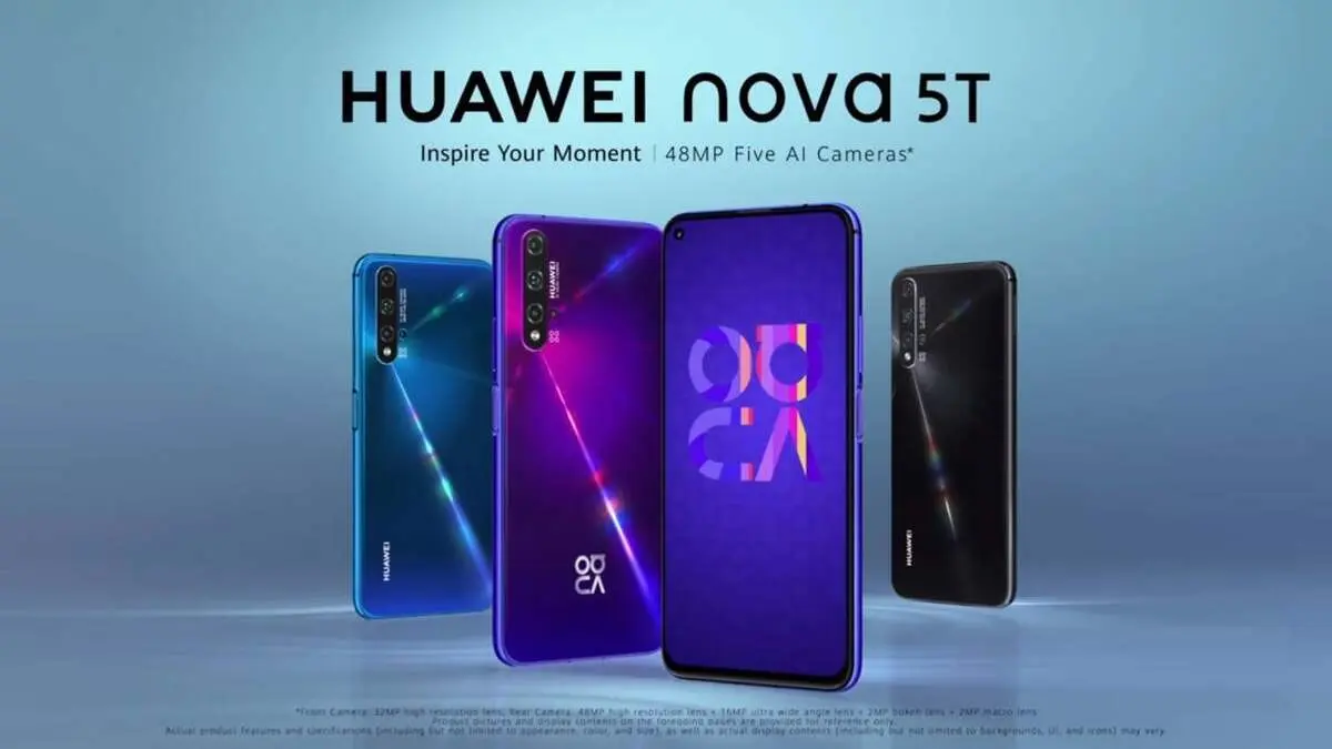 عرضه محصول جدید هوآوی Huawei nova 5T در بازار ایران

