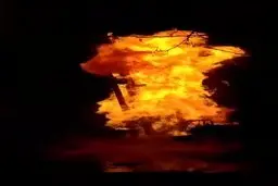 ویدیویی دیگر از آتش‌سوزی در خط لوله گاز جنوب غربی تهران