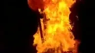 ویدیویی دیگر از آتش‌سوزی در خط لوله گاز جنوب غربی تهران