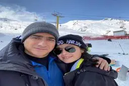 بالاخره همایون شجریان با سحر دولتشاهی دیده شد | اولین عکس عاشقانه همایون شجریان و همسرش