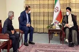 
شرکت وزیر خارجه هند در مراسم تحلیف رئیسی 
