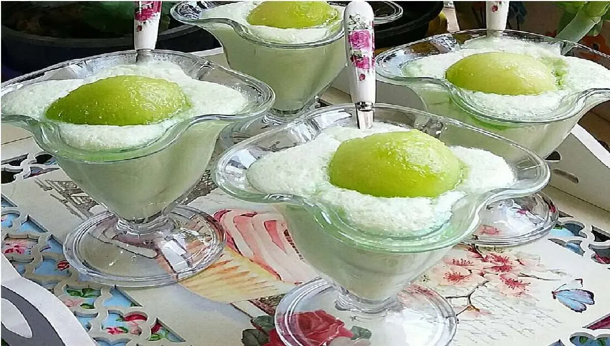 با سه قلم مواد دسر طالبی خنک درست کن | طرز تهیه دسر طالبی +ویدئو