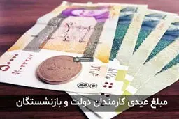 تکلیف عیدی کارکنان و بازنشستگان دولت مشخص شد | تا پایان سال این مبلغ واریز خواهد شد