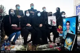 برگزاری  مراسم چهارمین سالگرد آتش‌نشانان شهید حادثه پلاسکو + عکس