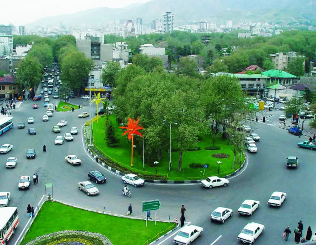  پل تجریش در اوایل دهه ۶۰ +عکس