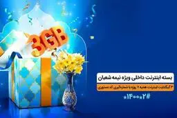  ۳ گیگابایت اینترنت، عیدی همراه اول به‌مناسبت نیمه شعبان