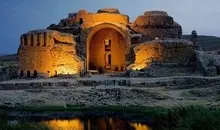 کاخ اردشیر بابکان | گوهری ساسانی در دل فیروزآباد فارس +ویدئو