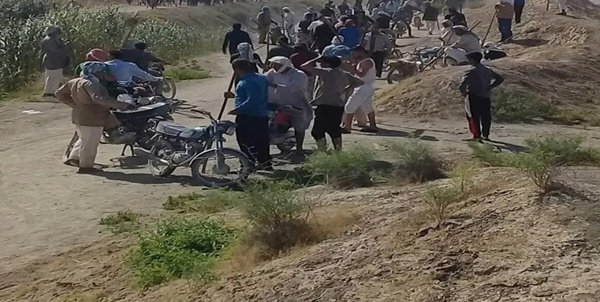  اعتراض کشاورزان کرخه به قطعی آب 