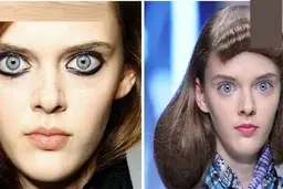  مدل معروف با قیافه ترسناک + عکس 