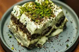 تیرامیسو پسته یک انفجار طعم بی‌نظیر! | طرز تهیه ترامیسو پسته +ویدیو 