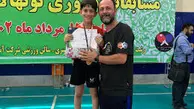 طلای تاریخی پینگ‌پنگ ایران در نروژ | قهرمانی یاسین شعاری در رده زیر ۱۳ سال