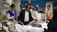 وزیر بهداشت از مجروحان حادثه تروریستی عیادت کرد | تروریست های مجروح در سیستان و بلوچستان 