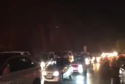 منع تردد در جاده چالوس + ویدئو