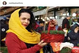 عکس زیرخاکی از خانم بازیگر 