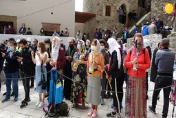 مراسم عشاء ربانی به مناسبت درصومعه باستانی سوملا + عکس