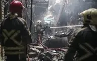 آتش سوزی گسترده در بازار تهران | ۳۰ باب مغازه آتش گرفت | هشدار درباره ایمنی بازار