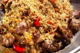 چکدرمه لذیذ ترین غذای گوشتی | لذیذ ترین غذای ترکمنی  + ویدیو 