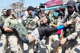 عزاداران حسینی در شهر سرینگر مورد حمله قرار گرفتند