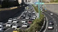 کم شدن ترافیک معابر پایتخت در عصر سی‌ام فروردین ماه