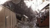 زائران و خدام در کربلا زیر آوار ماندند | ریزش یک تپه‌ در زیارتگاه «چشمه امام علی  + ویدئو