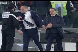 عصبانیت شدید الگری پس از گل شدن تکرار پنالتی+ویدئو