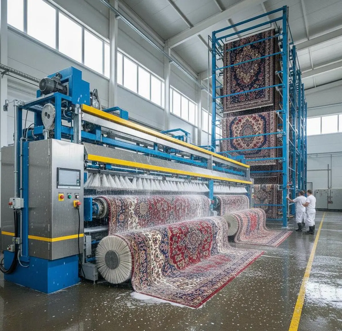 قالیشویى پاک مهر؛ ترکیبى از تکنولوژى جدید و تجربه چندین ساله
