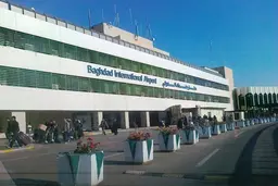  موشک کاتیوشا  |  فرودگاه بین‌المللی بغداد مورد اصابت موشک قرار گرفت