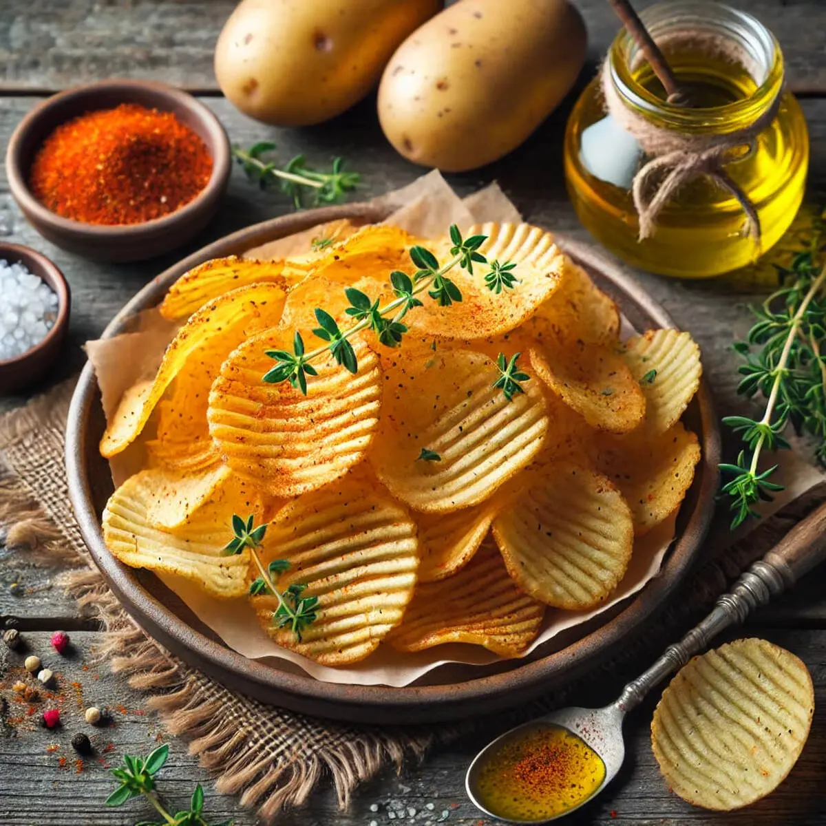 طرز تهیه چیپس متفاوت | با پوست سیب زمینی چیپس درست کن +ویدئو