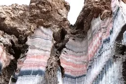 پای تاوه غول سفید هرمزگان | شگفتی نمکی هرمزگان؛ پای تاوه ۹۸۸ متری+ ویدیو 