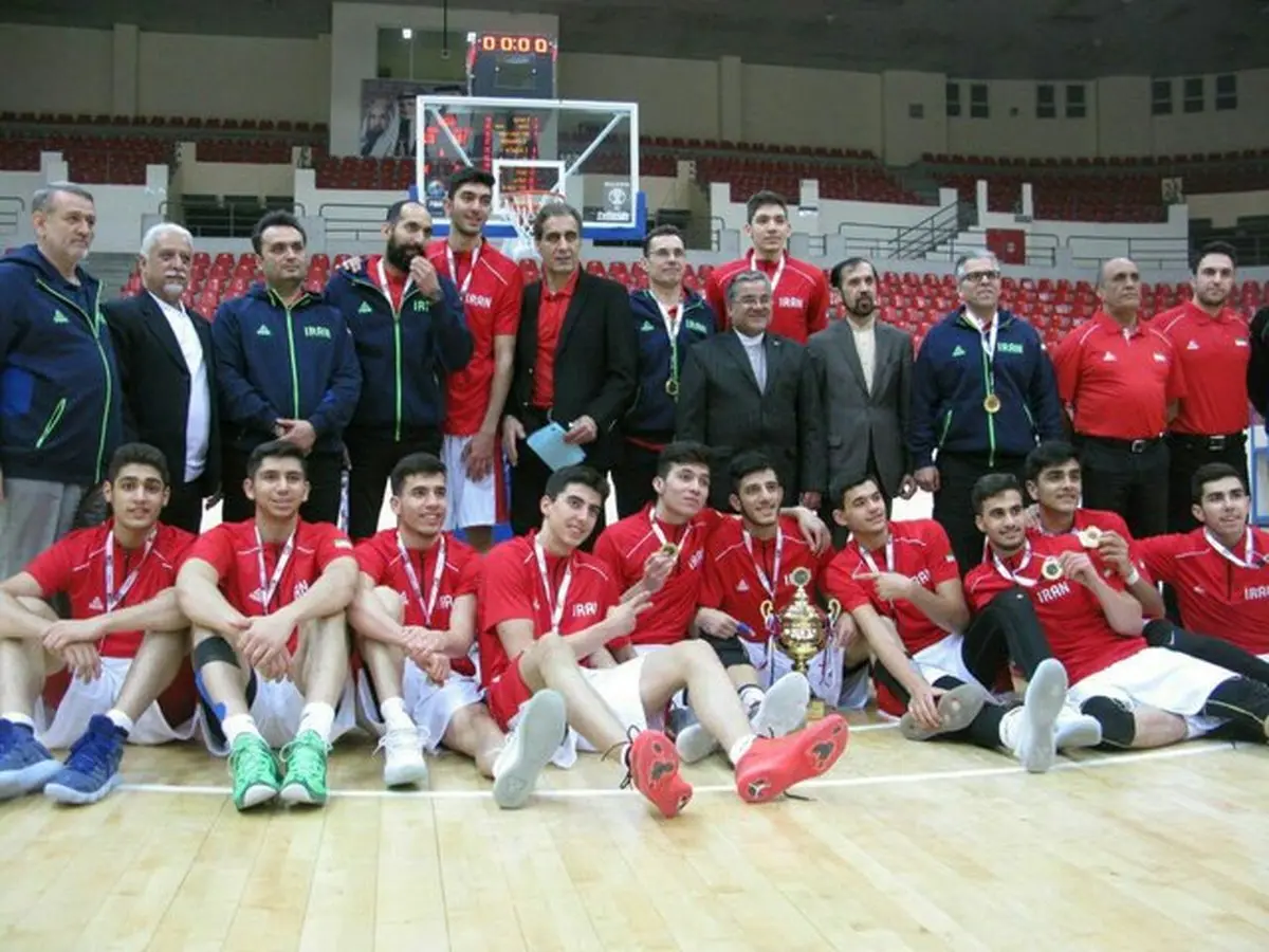 قهرمانی ایران در بسکتبال جوانان غرب آسیا