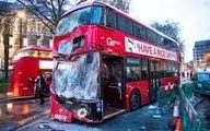  تصادف وحشتناک اتوبوس با ساختمان+ویدئو