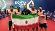 مردان پینگ پنگ باز ایران هم طلایی شدند