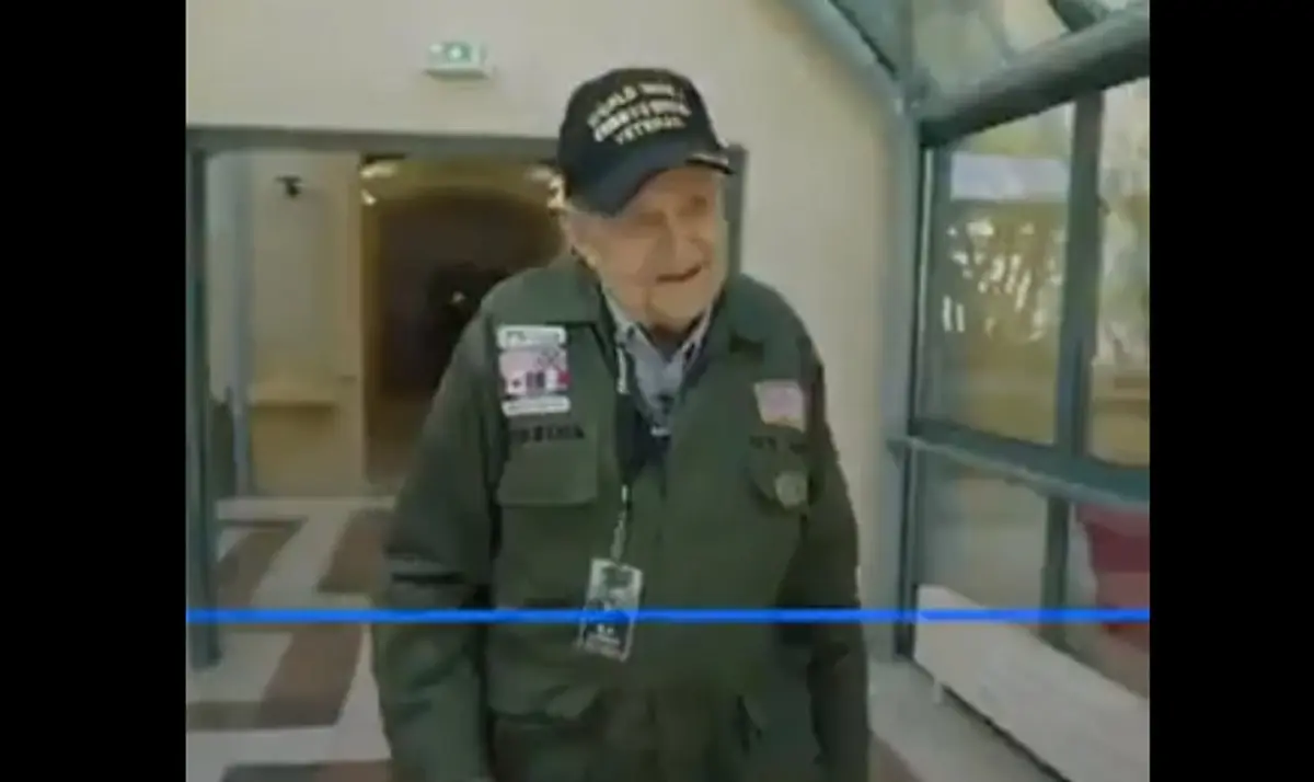 ویدیو: دیدار یک کهنه سرباز با معشوق خود پس از ۷۵ سال