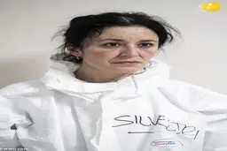  رد خستگی و ماسک بر چهره پرستاران ایتالیایی 