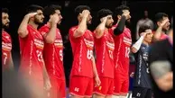سلام نظامی تیم ملی والیبال ایران هنگام پخش سرود ملی | پاسخی نمادین به تجاوز رژیم صهیونیستی +ویدئو